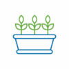 Urban stormwater planters icon