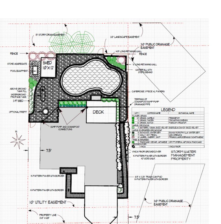 Picture of HOA approved design plan 768x778